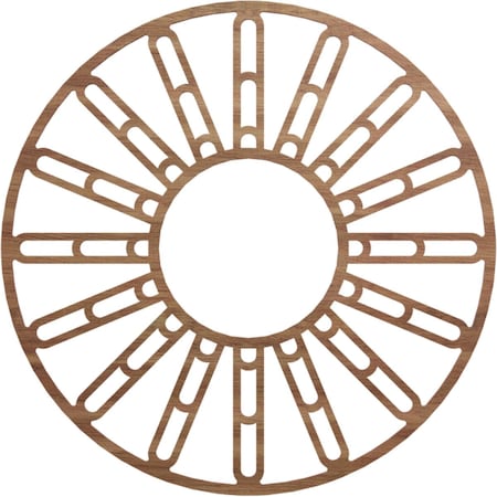 Ekena Millwork Hale Wood Fretwork Pierced Ceiling Medallion, Walnut, 32"OD x 11 5/8"ID x 3/8"T CMWP32X32X0375HHWA